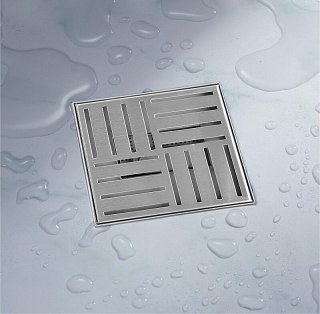 ODPŁYW KWADRATOWY KRATKA ŚCIEKOWA PRYSZNICOWY 20X20CM WODNY LINE