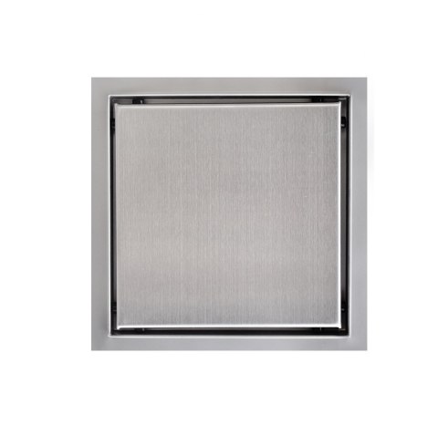 ODPŁYW KWADRATOWY MINIMALIZM KRATKA PRYSZNICOWA 25X25CM WPUST EDELSTAHL