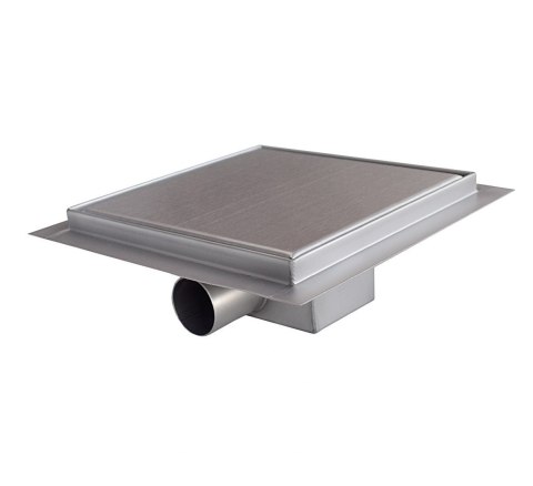ODPŁYW KWADRATOWY MINIMALIZM KRATKA PRYSZNICOWA 25X25CM WPUST EDELSTAHL
