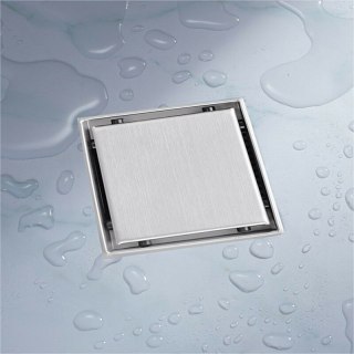 ODPŁYW KWADRATOWY MINIMALIZM KRATKA WODNA 15X15CM ŚCIEKOWA WPUST EDELSTAHL