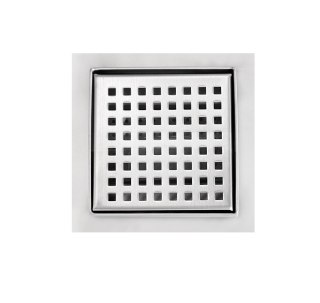 ODPŁYW KWADRATOWY PRYSZNICOWY 15X15CM KWADRAT KRATKA ŚCIEKOWA WPUST GITTER