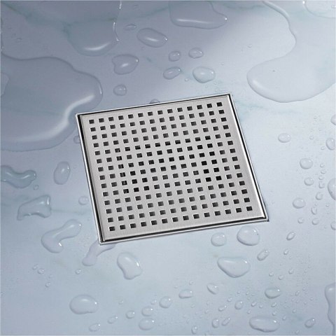 ODPŁYW KWADRATOWY PRYSZNICOWY 25X25CM WODNY KRATKA ŚCIEKOWA GITTER