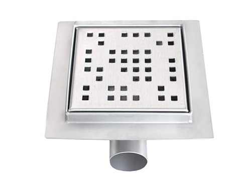 ODPŁYW KWADRATOWY ZE STALI NIERDZEWNEJ ŚCIEKOWA PRYSZNICOWA 12X12CM PIXEL