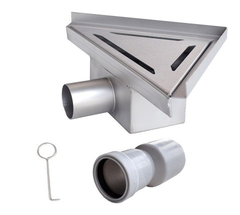 ODPŁYW TRÓJKĄTNY TRÓJKĄT PRYSZNICOWY 20X20X30CM KRATKA ŚCIEKOWA