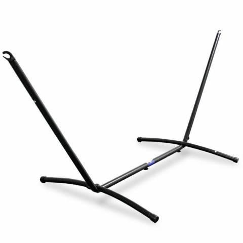 OGRODOWY HAMAK NA STELAŻU STOJĄCY PODWÓJNY NIEBIESKO ZIELONY