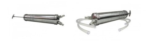 OLEJNICA OLEJARKA STRZYKAWKA OLEJU 2 WĘŻE 0.5L