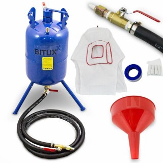 PIASKARKA MOBILNA 19L WĄŻ 2.5M Z ZESTAWEM AKCESORIÓW