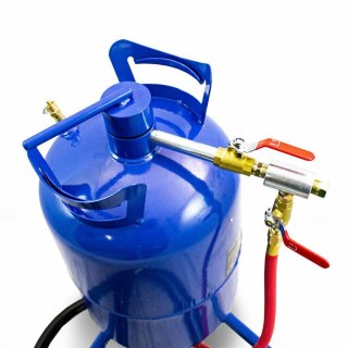 PIASKARKA MOBILNA 19L WĄŻ 2.5M Z ZESTAWEM AKCESORIÓW