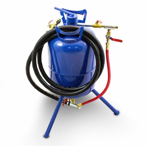 PIASKARKA MOBILNA 19L WĄŻ 2.5M Z ZESTAWEM AKCESORIÓW