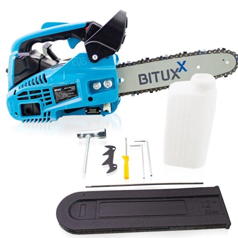 PIŁA ŁAŃCUCHOWA SPALINOWA 0,75KW BITUXX 25CM3 BENZYNOWA DWUSUW