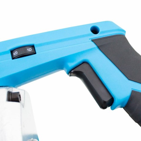 PIŁA TAŚMOWA ELEKTRYCZNA 1100W DO METALU ZE STOŁEM ROBOCZYM LED 2 TAŚMY