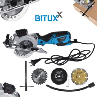 PILARKA TARCZOWA 45-90° Z LASEREM PIŁA 705W RĘCZNA Z TARCZĄ 115MM BITUXX