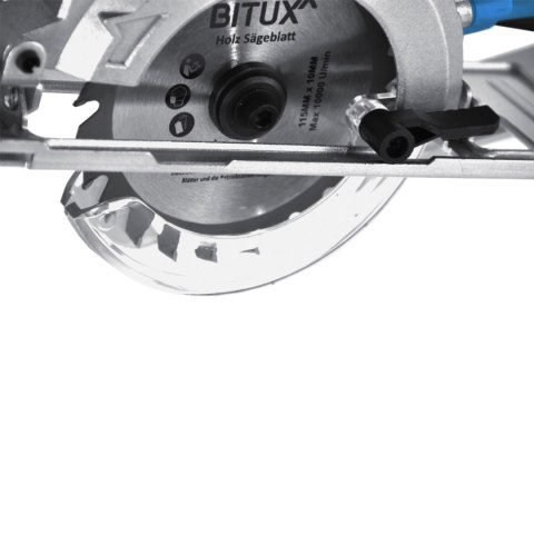 PILARKA TARCZOWA 45-90° Z LASEREM PIŁA 705W RĘCZNA Z TARCZĄ 115MM BITUXX