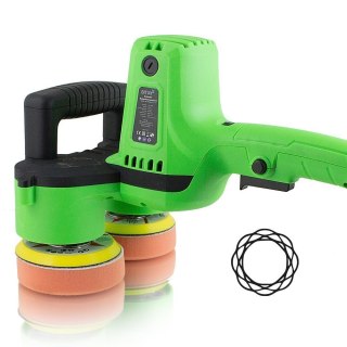 POLERKA BITUXX 400W ROTACYJNA PODWÓJNA ZESTAW AKCESORIÓW + PŁYN POLERSKI