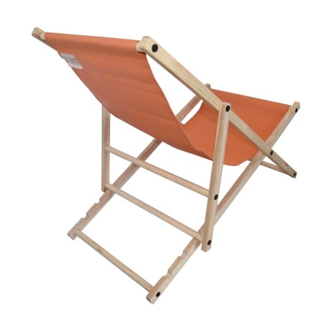 POMARAŃCZOWE SKŁADANE KRZESŁO PLAŻOWE LEŻAK KEMPINGOWY OGRODOWY UNIWERSALNY