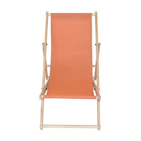 POMARAŃCZOWE SKŁADANE KRZESŁO PLAŻOWE LEŻAK KEMPINGOWY OGRODOWY UNIWERSALNY