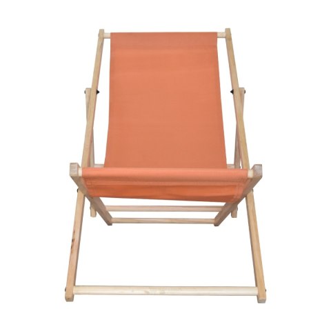 POMARAŃCZOWE SKŁADANE KRZESŁO PLAŻOWE LEŻAK KEMPINGOWY OGRODOWY UNIWERSALNY