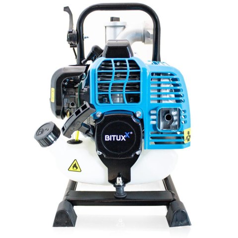 POMPA WODY BITUXX Z SILNIKIEM BENZYNOWYM O MOCY 1,25KW WYDAJNOŚĆ 6M3/H