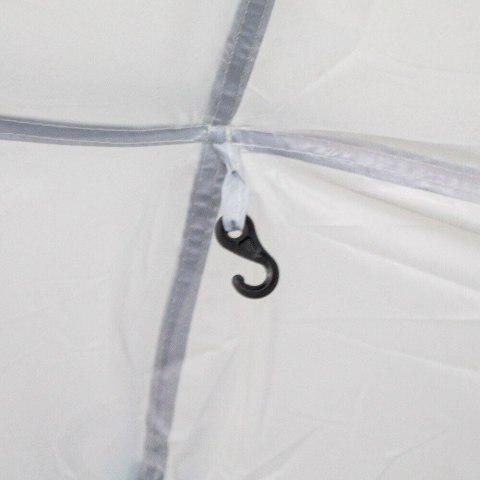 Pawilon ogrodowy SZARY 3,5x3,5m Duży namiot zamykany moskitiery