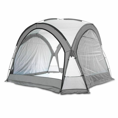 Pawilon ogrodowy SZARY 3,5x3,5m Duży namiot zamykany moskitiery
