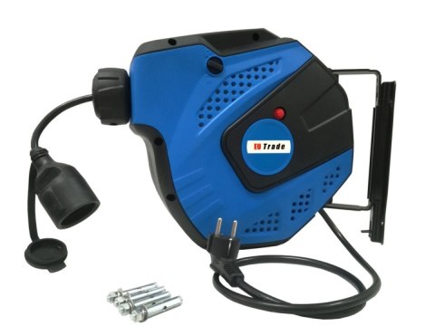 PRZEDŁUŻACZ ELEKTRYCZNY BĘBNOWY Z AUTOMATYCZNYM ZWIJANIEM 15M