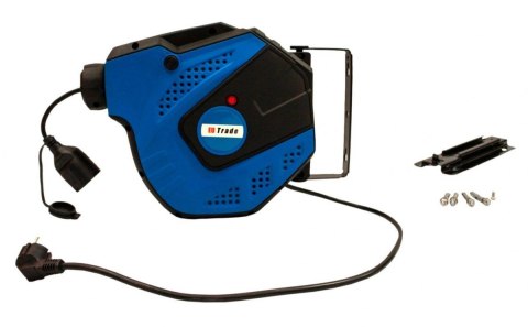 PRZEDŁUŻACZ ELEKTRYCZNY BĘBNOWY Z AUTOMATYCZNYM ZWIJANIEM 15M