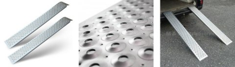 RAMPA RAMPY ALU DO 400KG 2SZT KOMPLET ZESTAW NAJAZDY PODJAZDY