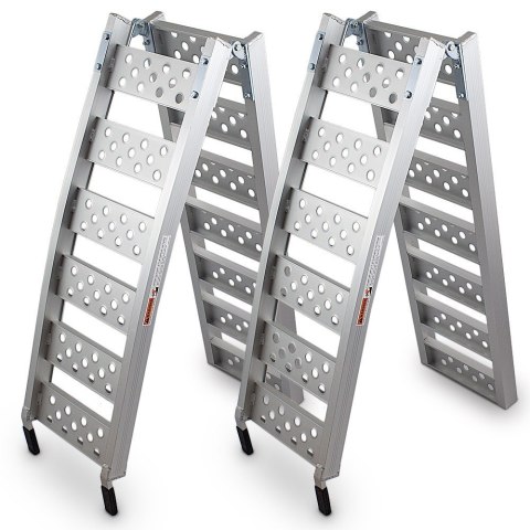 RAMPA RAMPY NAJAZDY PODJAZDY ALU do 640kg x2 ZESTAW KOMPLET NAJAZDÓW