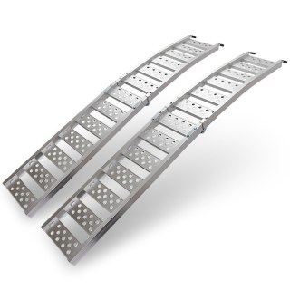 RAMPA RAMPY NAJAZDY PODJAZDY ALU do 640kg x2 ZESTAW KOMPLET NAJAZDÓW