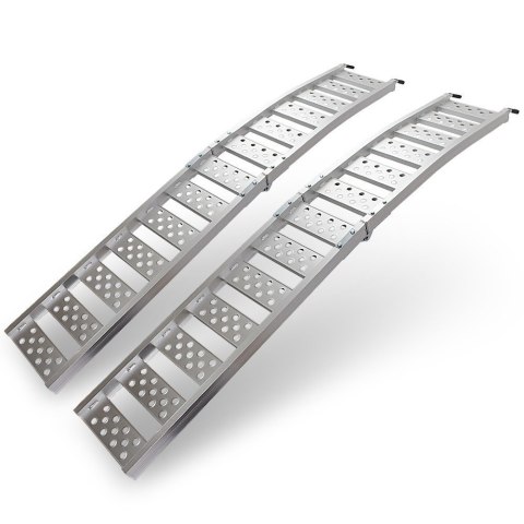 RAMPA RAMPY NAJAZDY PODJAZDY ALU do 640kg x2 ZESTAW KOMPLET NAJAZDÓW