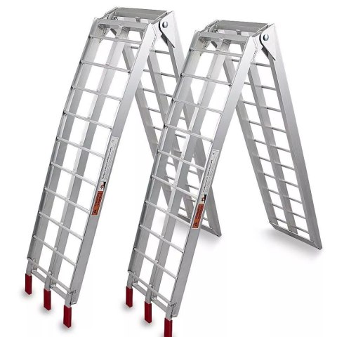 RAMPA RAMPY NAJAZDY PODJAZDY ALU do 680 kg x2 ZESTAW KOMPLET RAMP WJAZDOWYCH