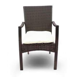 RATTANOWE KRZESŁA DO OGRODU NA TARAS LACESTONE ZESTAW 4 SZTUKI