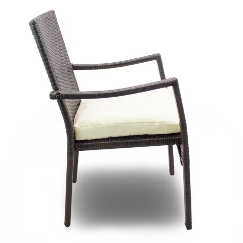 RATTANOWE KRZESŁA DO OGRODU NA TARAS LACESTONE ZESTAW 4 SZTUKI