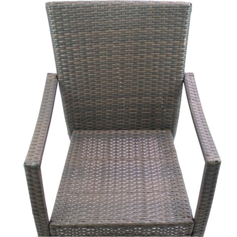 RATTANOWE KRZESŁA DO OGRODU NA TARAS LACESTONE ZESTAW 4 SZTUKI