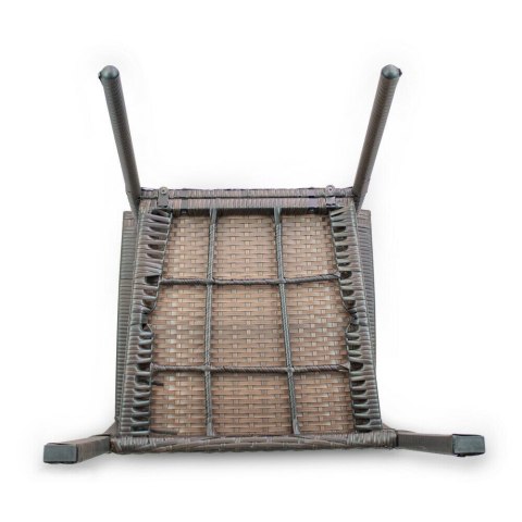 RATTANOWE KRZESŁA OGRODOWE TARASOWE 2 SZTUKI SOLIDNE LACESTONE