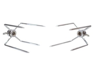 ROŻEN ELEKTRYCZNY OBROTOWY DO GRILLA ZE STALI CHROMOWANEJ BITUXX