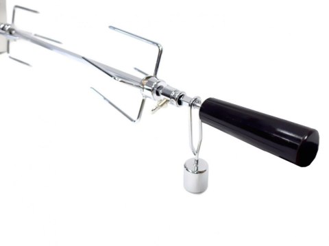 ROŻEN ELEKTRYCZNY OBROTOWY DO GRILLA ZE STALI CHROMOWANEJ BITUXX