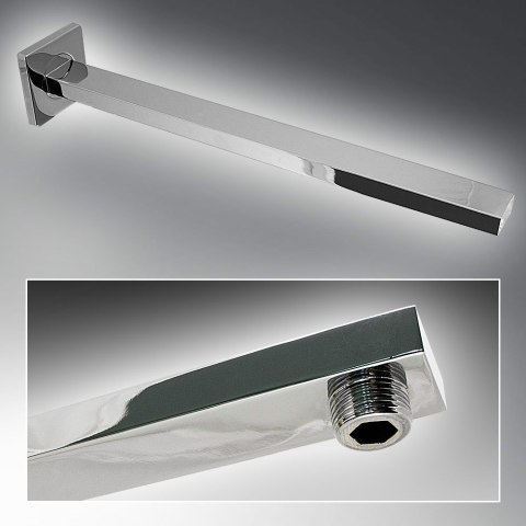 Ramię deszczownicy prostokątne ścienne 38cm