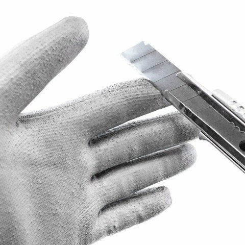 Rękawice robocze Bituxx chroniące przed przecięciem zestaw 10 par rozmiar L