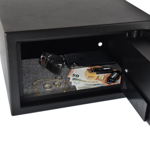 SEJF DOMOWY ELEKTRONICZNY NA SZYFR BITUXX NAŚCIENNY CZARNY