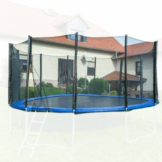 SIATKA OCHRONNA 490CM 16FT 12 SŁUPKÓW ZEWNĘTRZNA