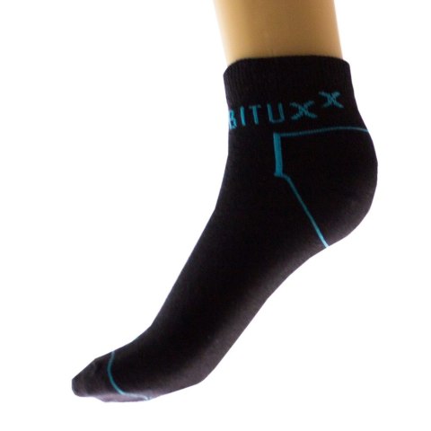 SKARPETKI ROBOCZE BITUXX WZMACNIANE ZESTAW 6 PAR CZARNE ROZM 47-50