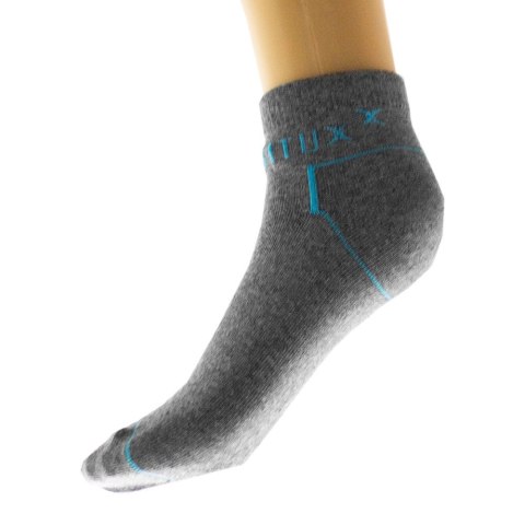 SKARPETKI SZARE ROBOCZE BITUXX WZMACNIANE ZESTAW 6 PAR ROZM 39-42