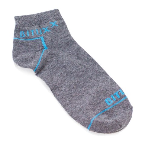 SKARPETKI SZARE ROBOCZE BITUXX WZMACNIANE ZESTAW 6 PAR ROZM 47-50