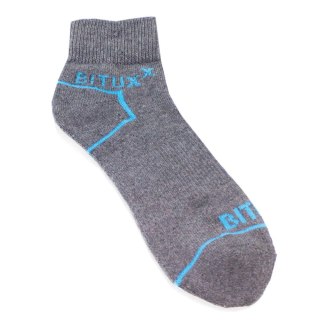 SKARPETKI SZARE ROBOCZE BITUXX WZMACNIANE ZESTAW 6 PAR ROZM 47-50