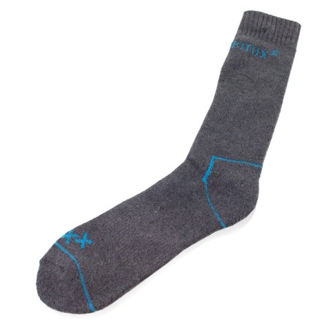 SKARPETY ROBOCZE 6 PAR ROZ. 39-42 PEŁNE DŁUGIE SKARPETKI SZARE