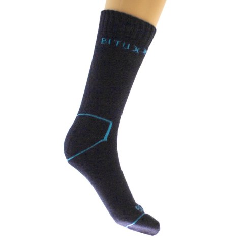 SKARPETY ROBOCZE 6 PAR ROZ. 47-50 PEŁNE DŁUGIE SKARPETKI NIEBIESKIE