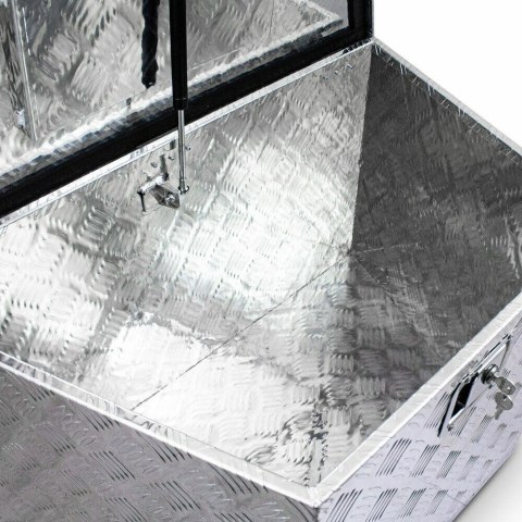 SKRZYNIA SKRZYNKA NA NARZĘDZIA BITUXX ALUMINIOWA 120L ZAMYKANA