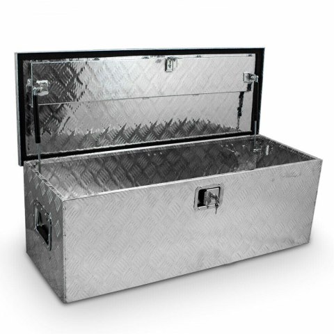 SKRZYNIA SKRZYNKA NA NARZĘDZIA BITUXX ALUMINIOWA 160L ZAMYKANA