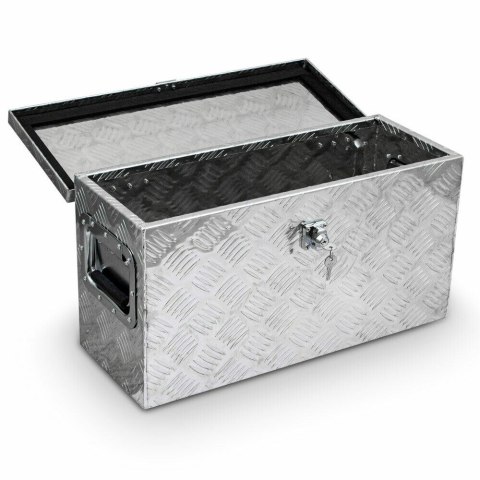 SKRZYNIA SKRZYNKA NA NARZĘDZIA BITUXX ALUMINIOWA 40 L ZAMYKANA